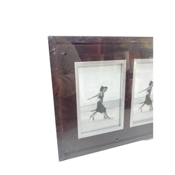 Double Rectangle Thick Bordered Collage Photo Frame - Sealed - ** As Is Damaged - Picture 3 of 7